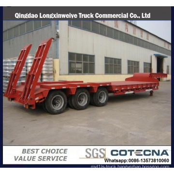 Hot Sale Trailer Lowbed Semi Trailer 40ton Low Bed Trailer